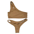 Katerina Bottom Women's Bikinis Top Frankies Beige Barb Set