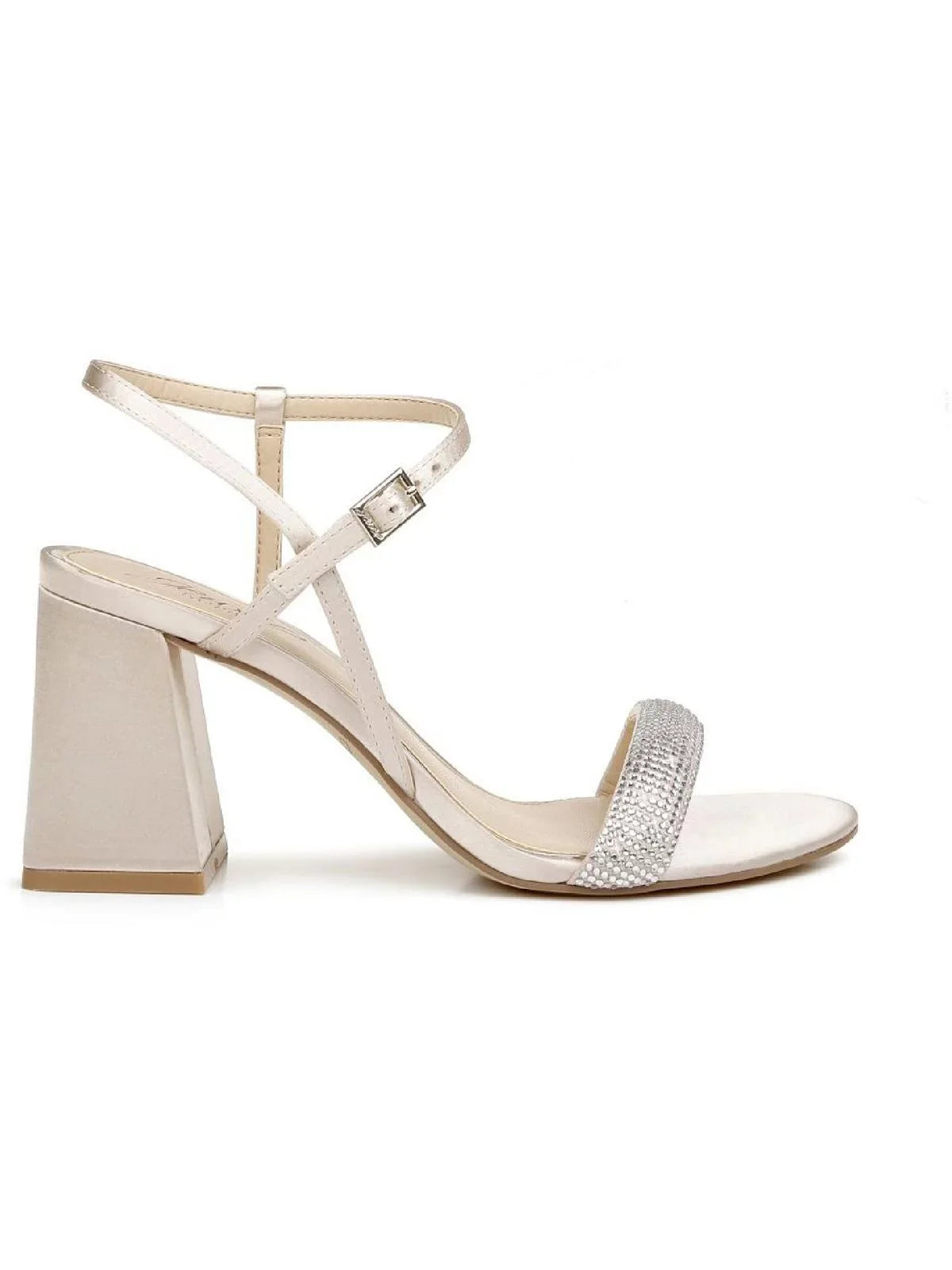 Women's Earlene Sandals Heel Jewel Badgley Evening Block Mischka