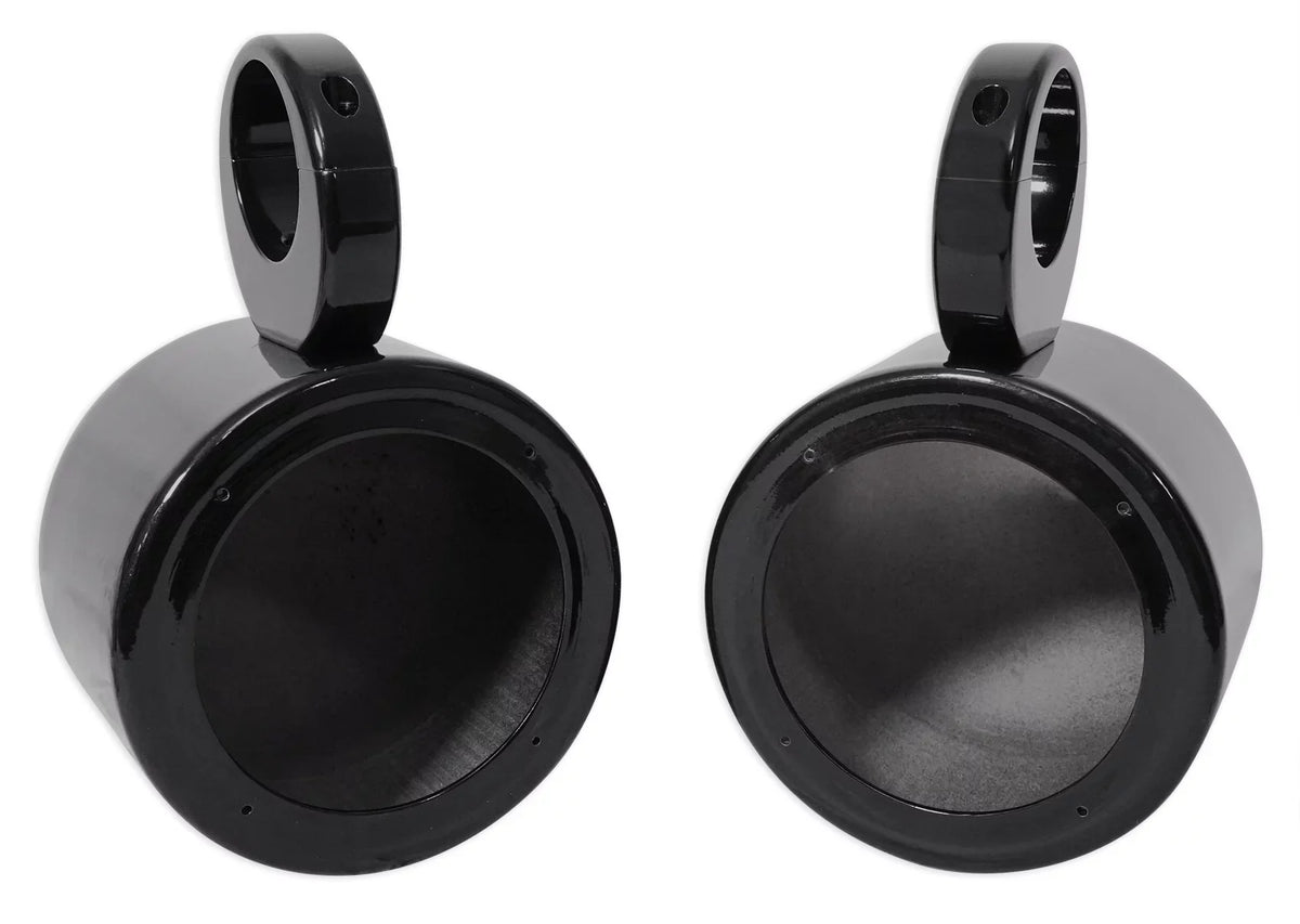 360° 5.25" Rockville Aluminum MAC525B Speaker Swivel Surface Black 2) Pods Mount