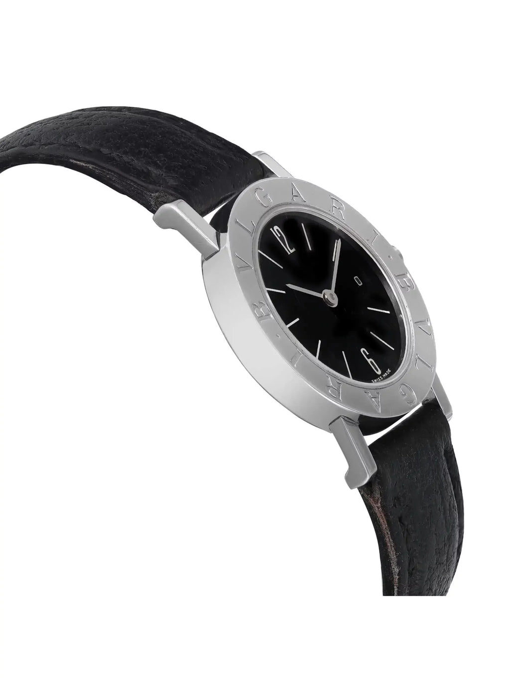 Ladies Bvlgari Watch 26mm Dial 26 Quartz Bvlgari Steel Black