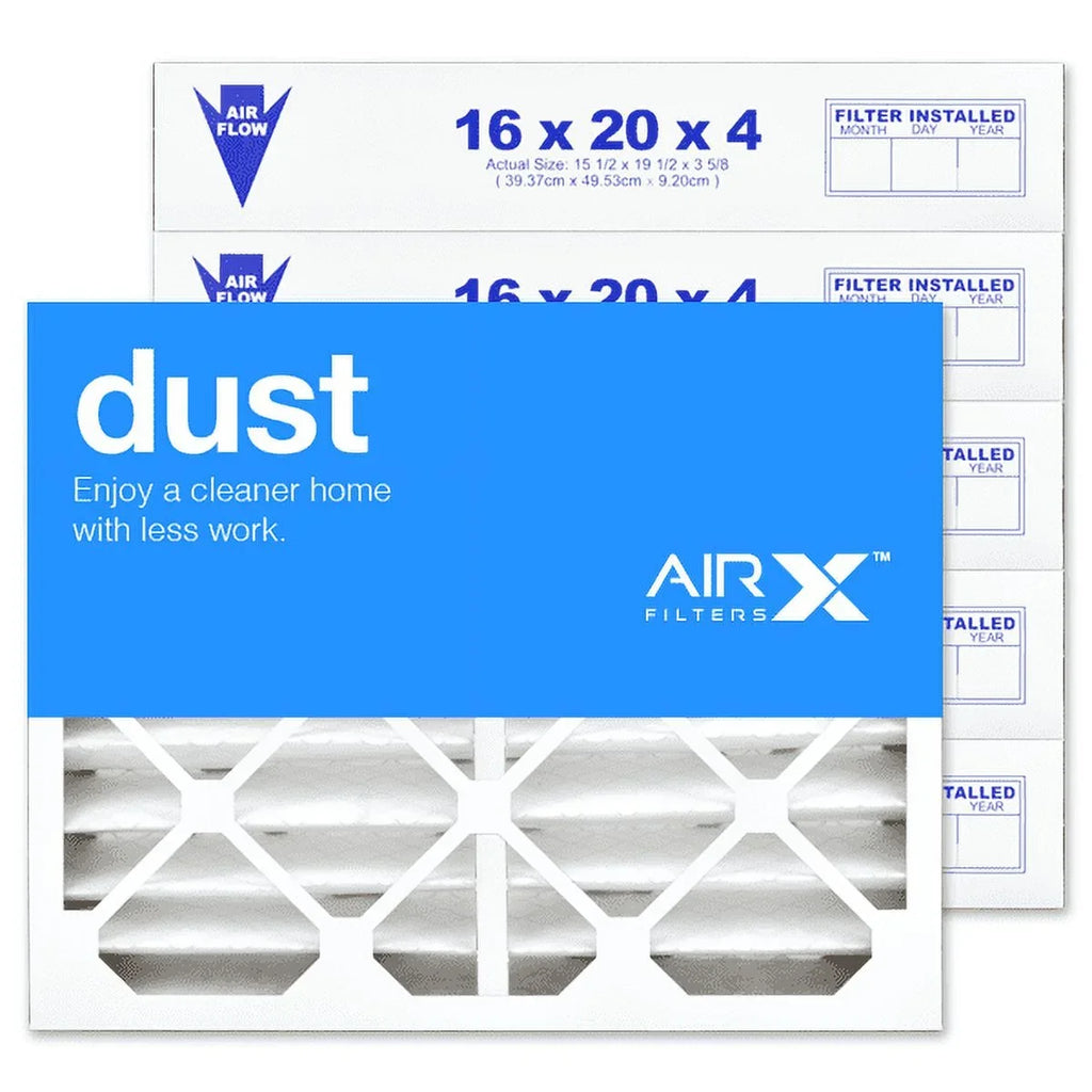 White Dust Made the for Rodgers 6-Pack, Replacement 8 Furnace AIRx Air FR1000M-108 FR1000M-111, 16x20x4 in Filters Filter