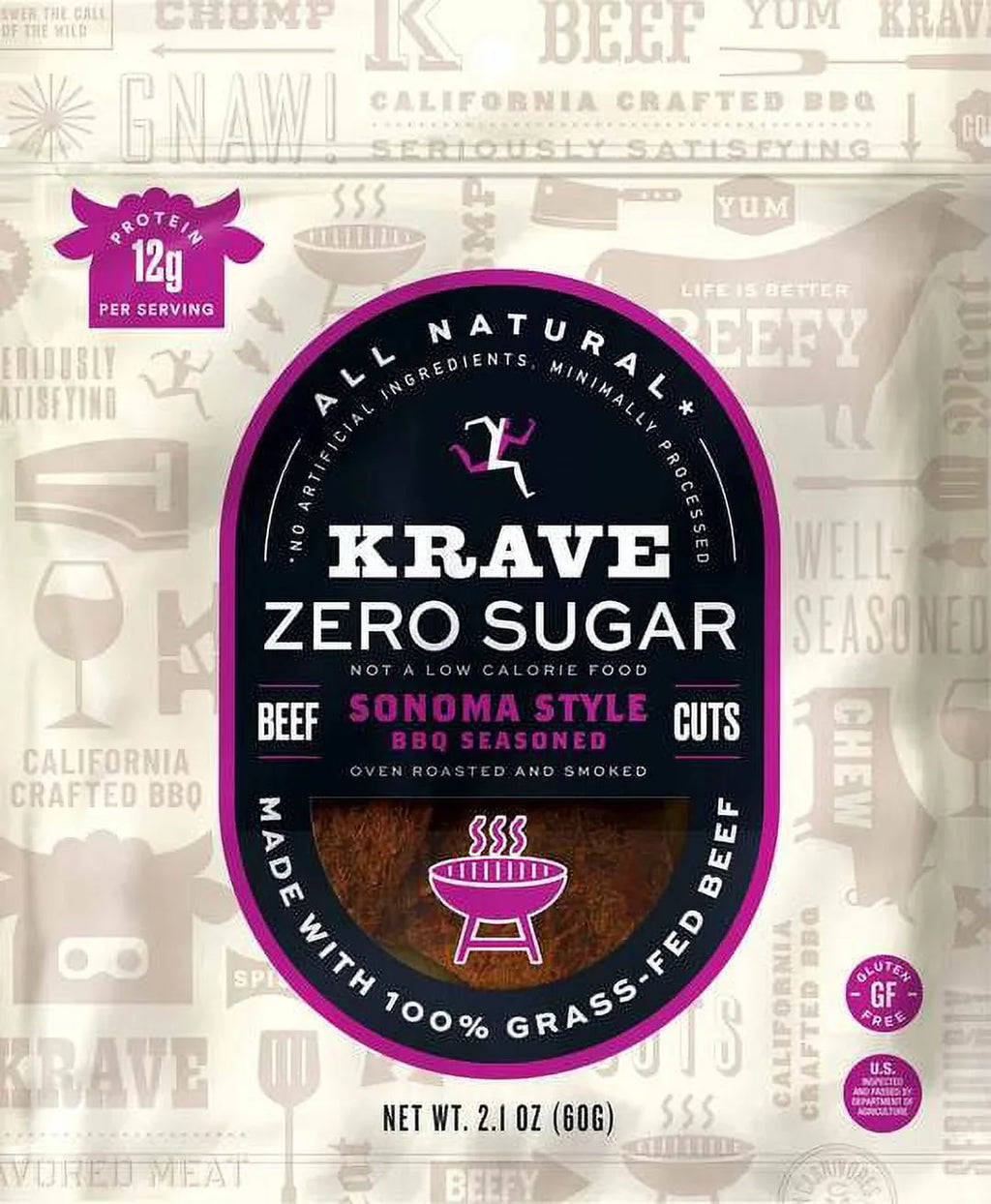 Jerky Sonoma Oz 2.1 Bbq, Krave: