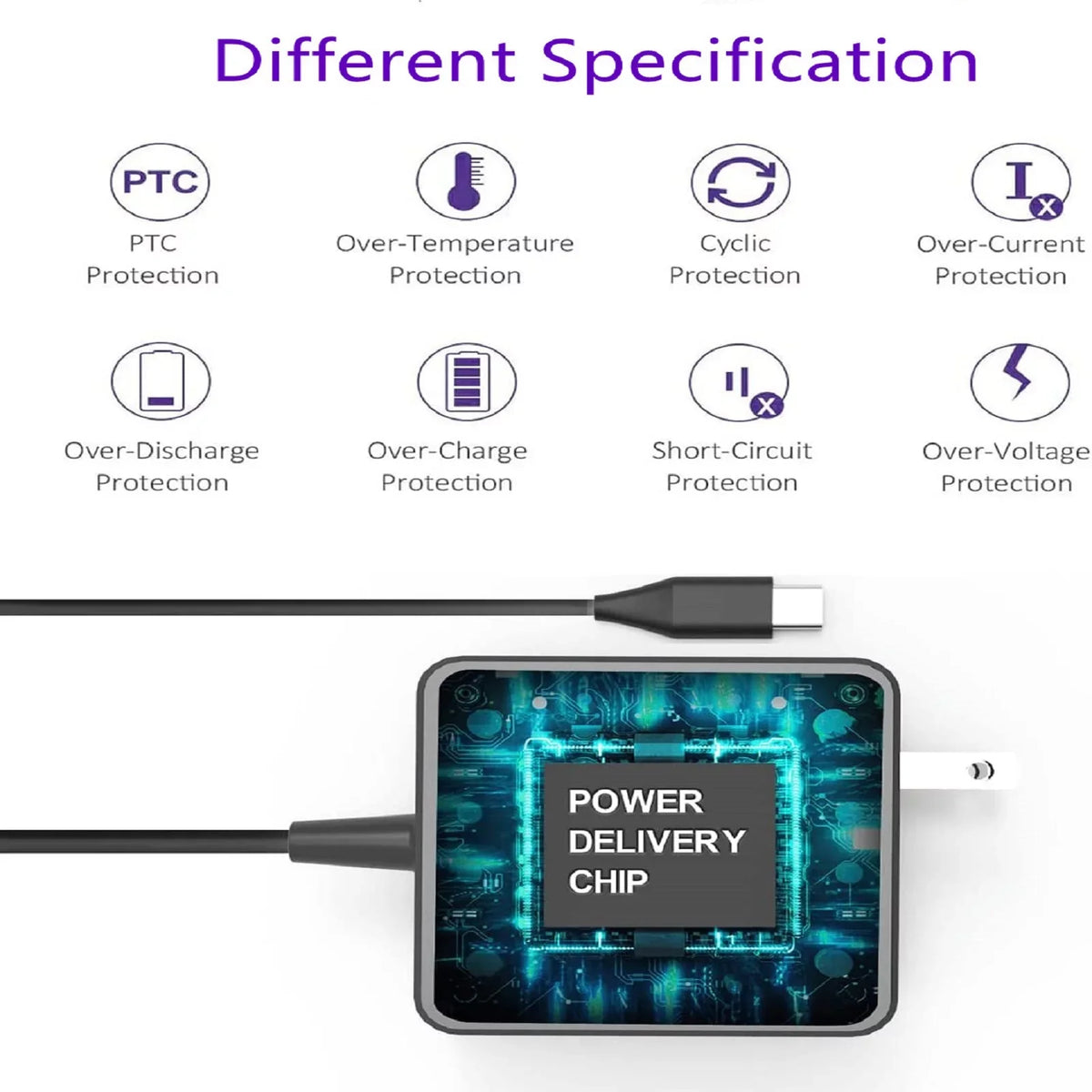 Supply Cable K- 15.6 Y50 Cord Power Charger Lenovo 3840x2160 Adapter Mains Battery 4K Replacement for Laptop Notebook