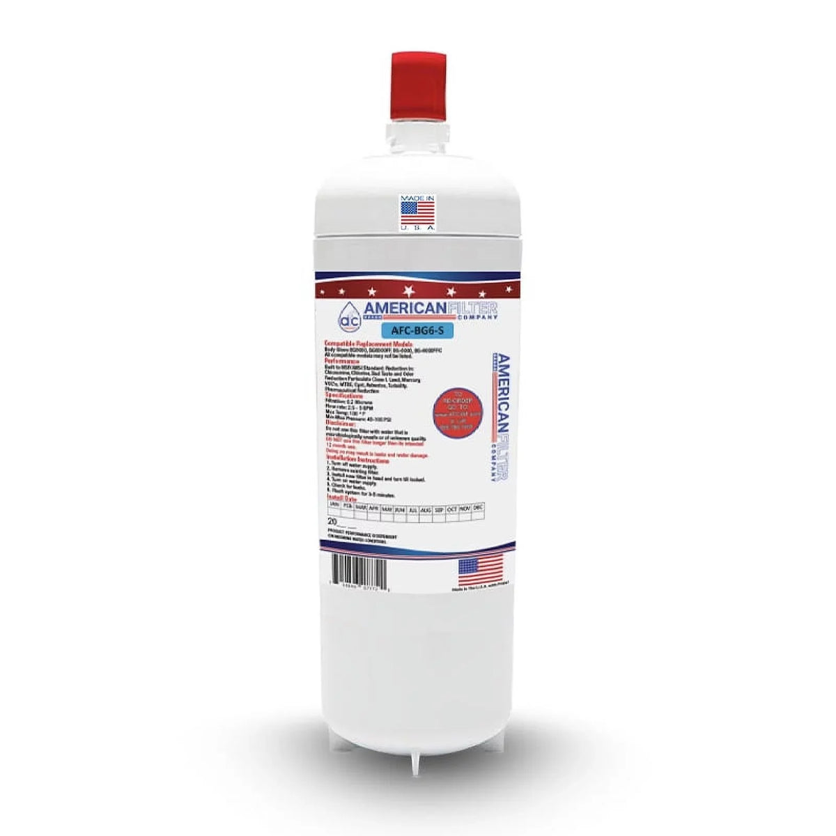 Filter Made -BG6-S Moisture with Model Brand - U.S.A. , 1 in # Fits Filters , - ,