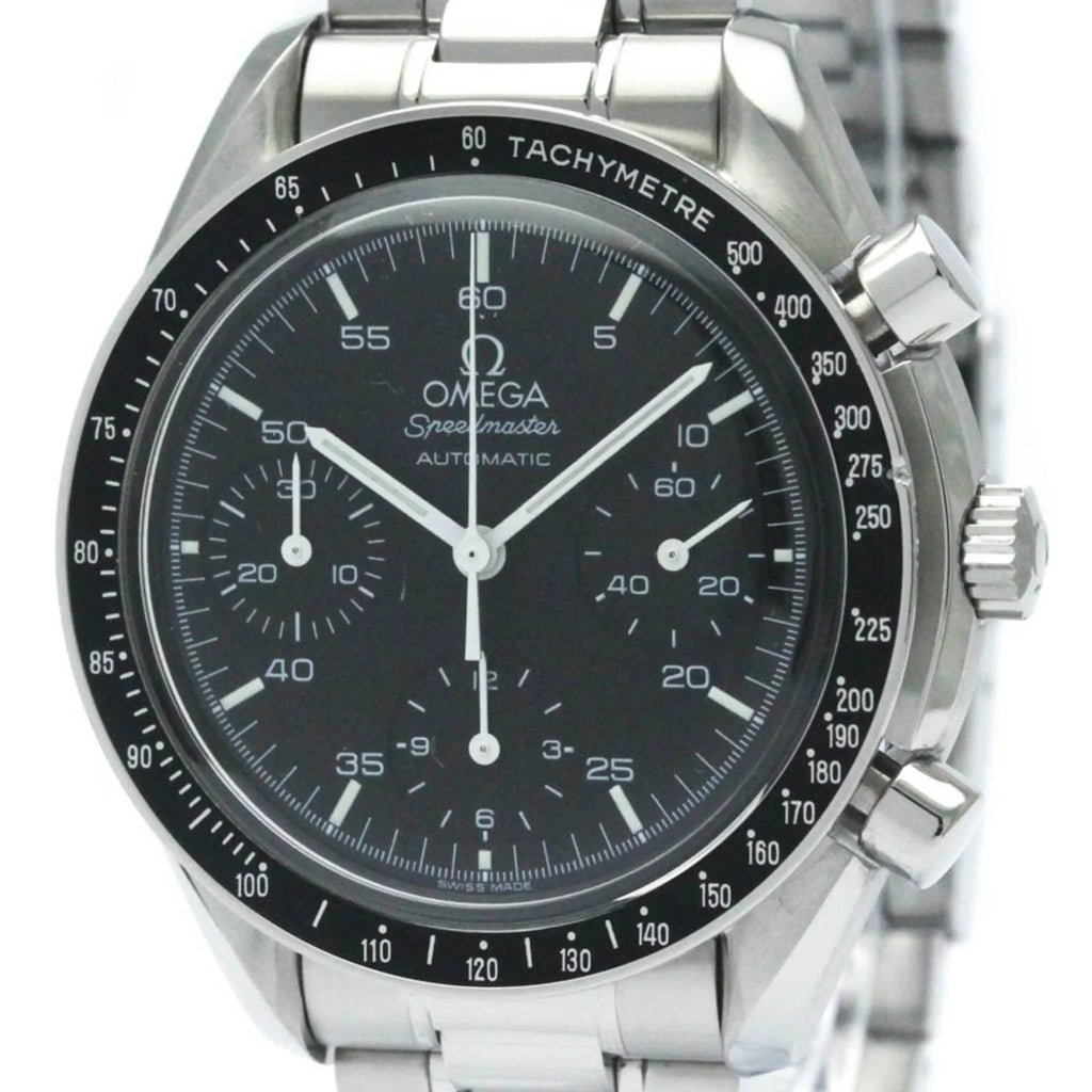 3510.50 Polished Automatic Speedmaster Steel Mens (Good) Watch Pre-Owned