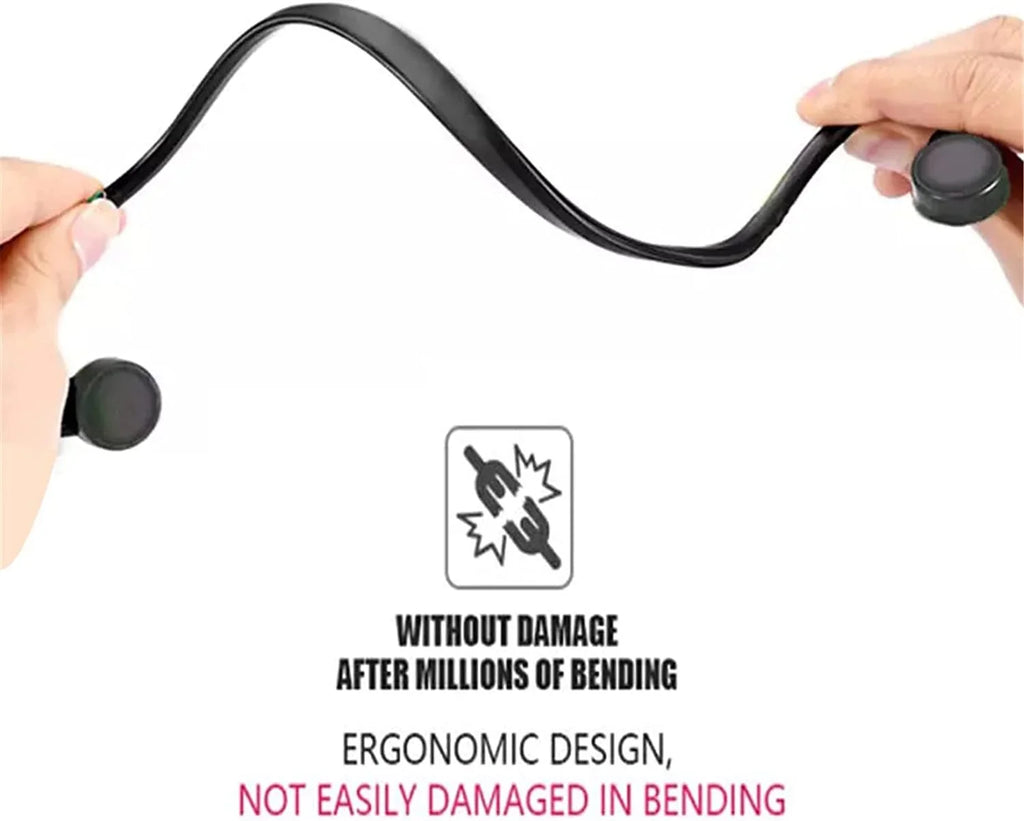 Noise Bone Headphones Cancelling Conduction with Connector 3.5mm Headphones Sweat Wired Defensive