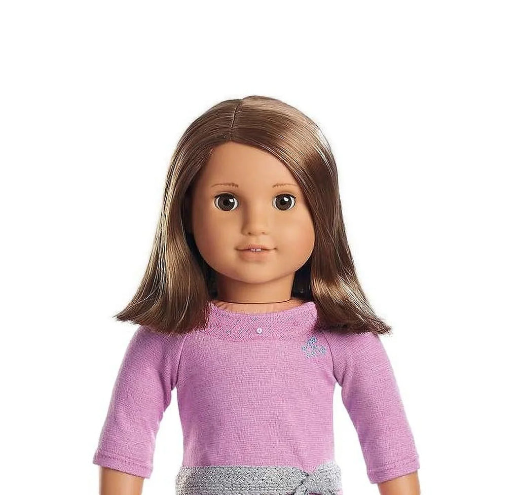 Truly DN28 Doll Me 18" Brown #28 Girl Brown Eyes Skin American Hair Medium