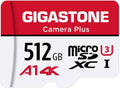Cams Video, U1 512GB Camera Card Camera memory Nintendo Gigastone compatible Switch with Plus Full GoPro 100MB/s, 10 Dash Drone Samsung Canon Nikon Class Micro