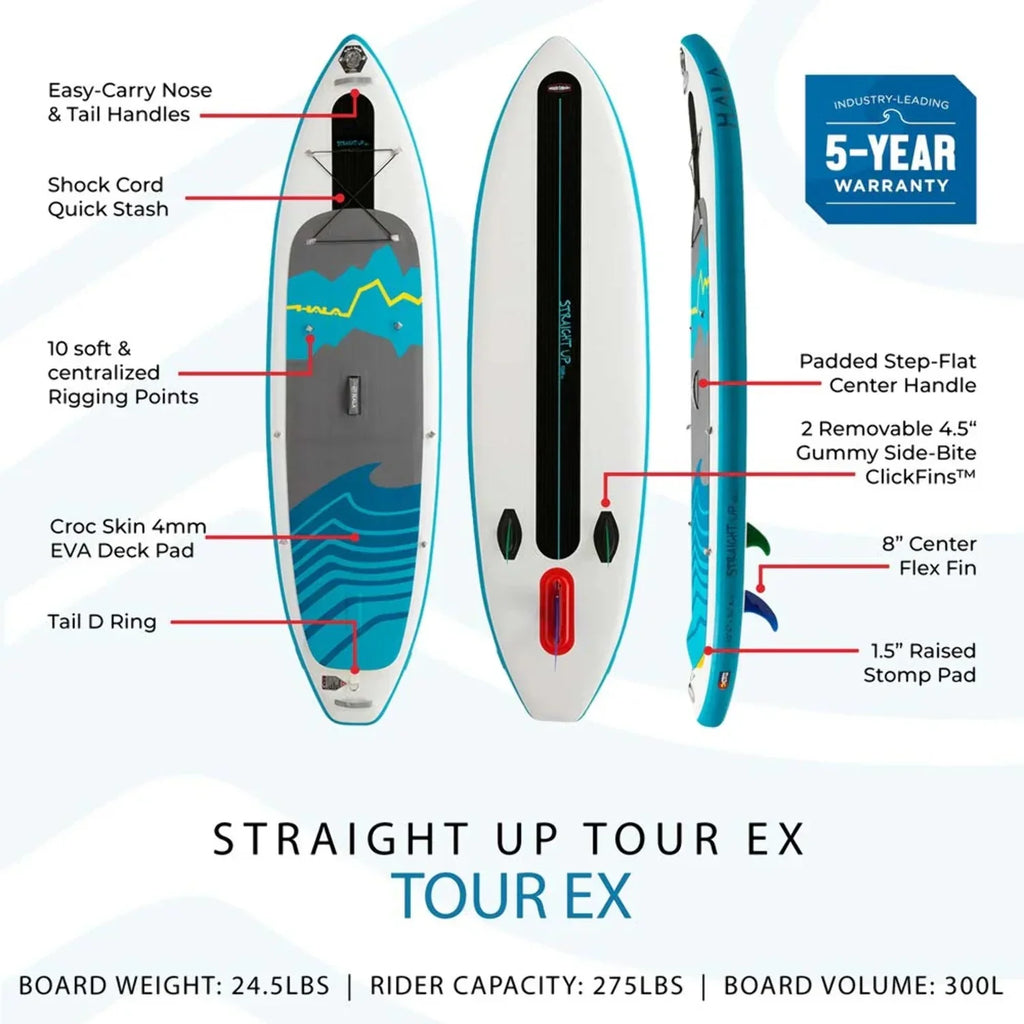 Hala Tour Board Paddle Stand-Up Straight Inflatable () Up