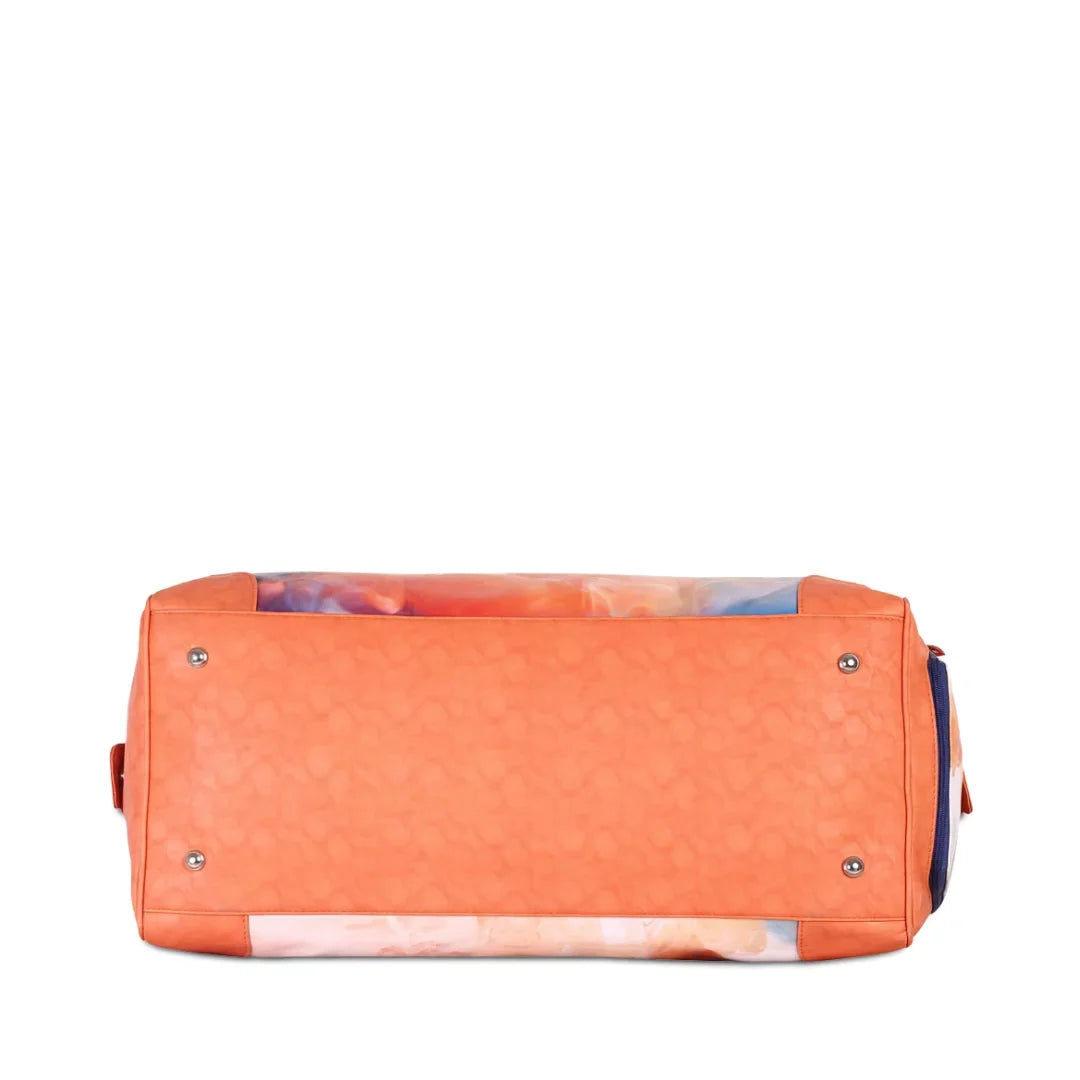 adjustable with Weekender Compartment Large Travel Separate Shoe Wave strap Orange bag Unisex The with