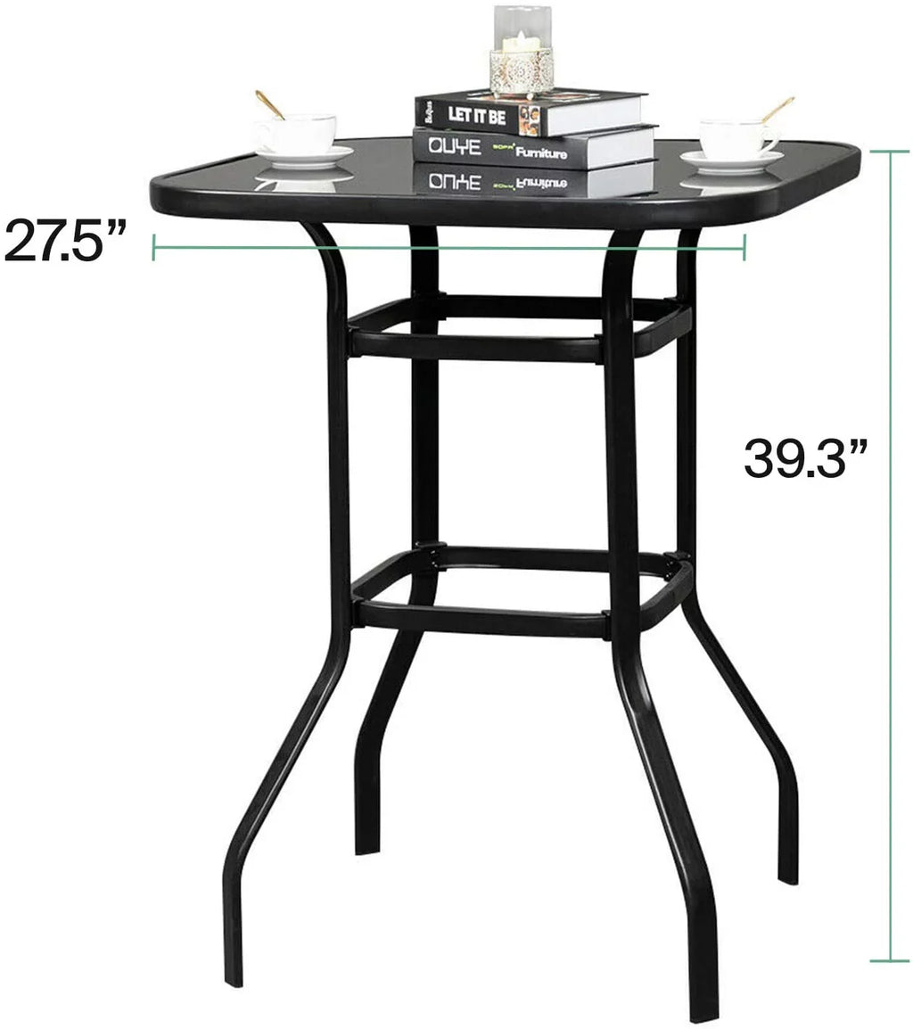 Porch Shape Glass Bar Squire Aura Table Bistro