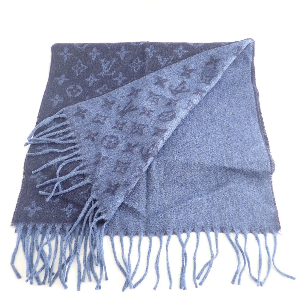 Marine Men's M70257 Blue Scarf Gradient Pre-Owned Monogram (Good)