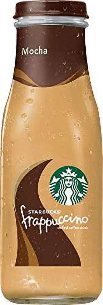 oz 9.5 Coffee (Mocha) Bottles Drink Frappuccino Starbucks (15-Pack) Glass