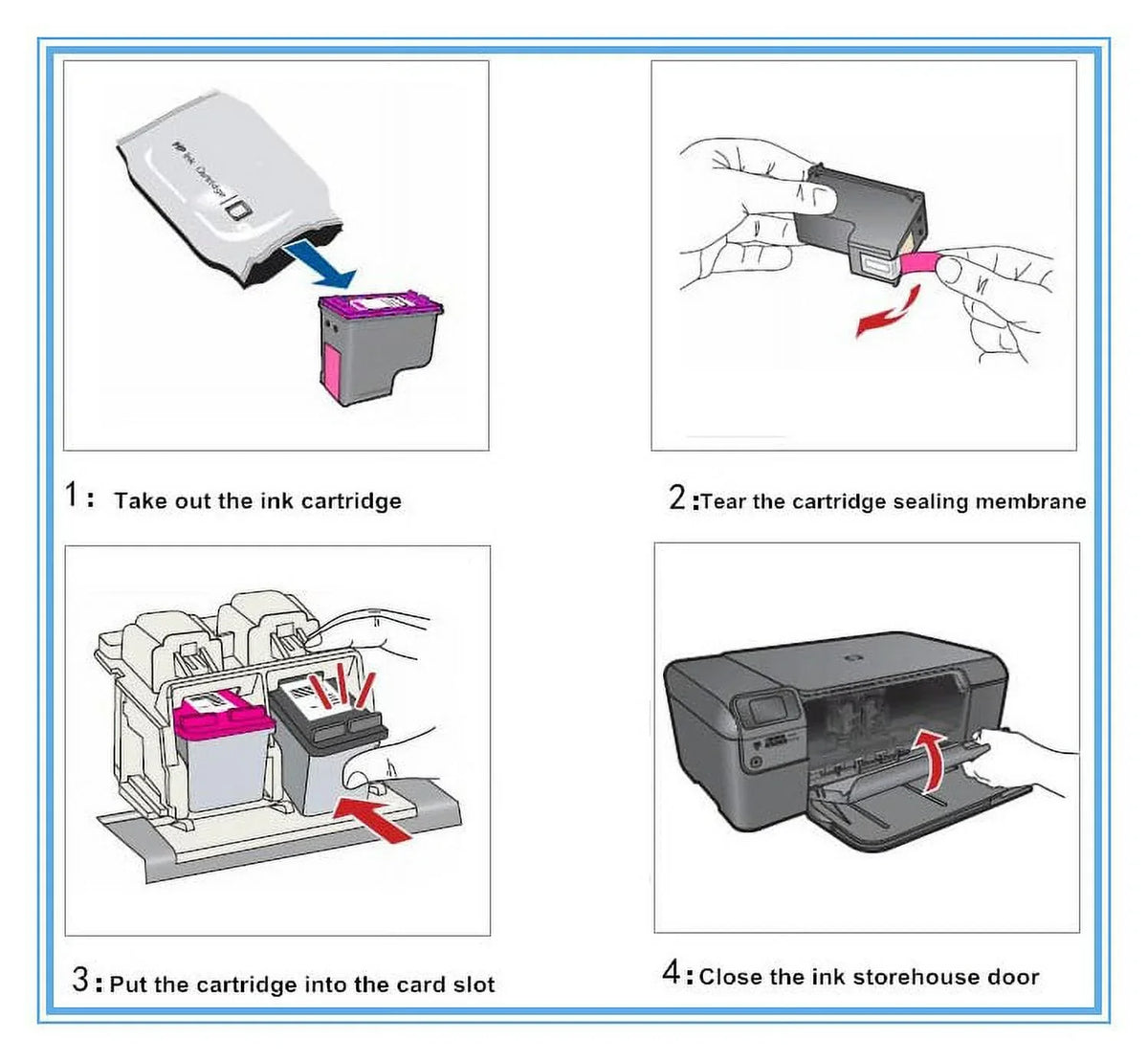 compatible for 5540 Yield 5745 Replacement 62 5740 OfficeJet 7645 5640 Envy 200 Cartridge Printer 5542 Ink 5642 8000 5660 250 High 62XL 200 7644