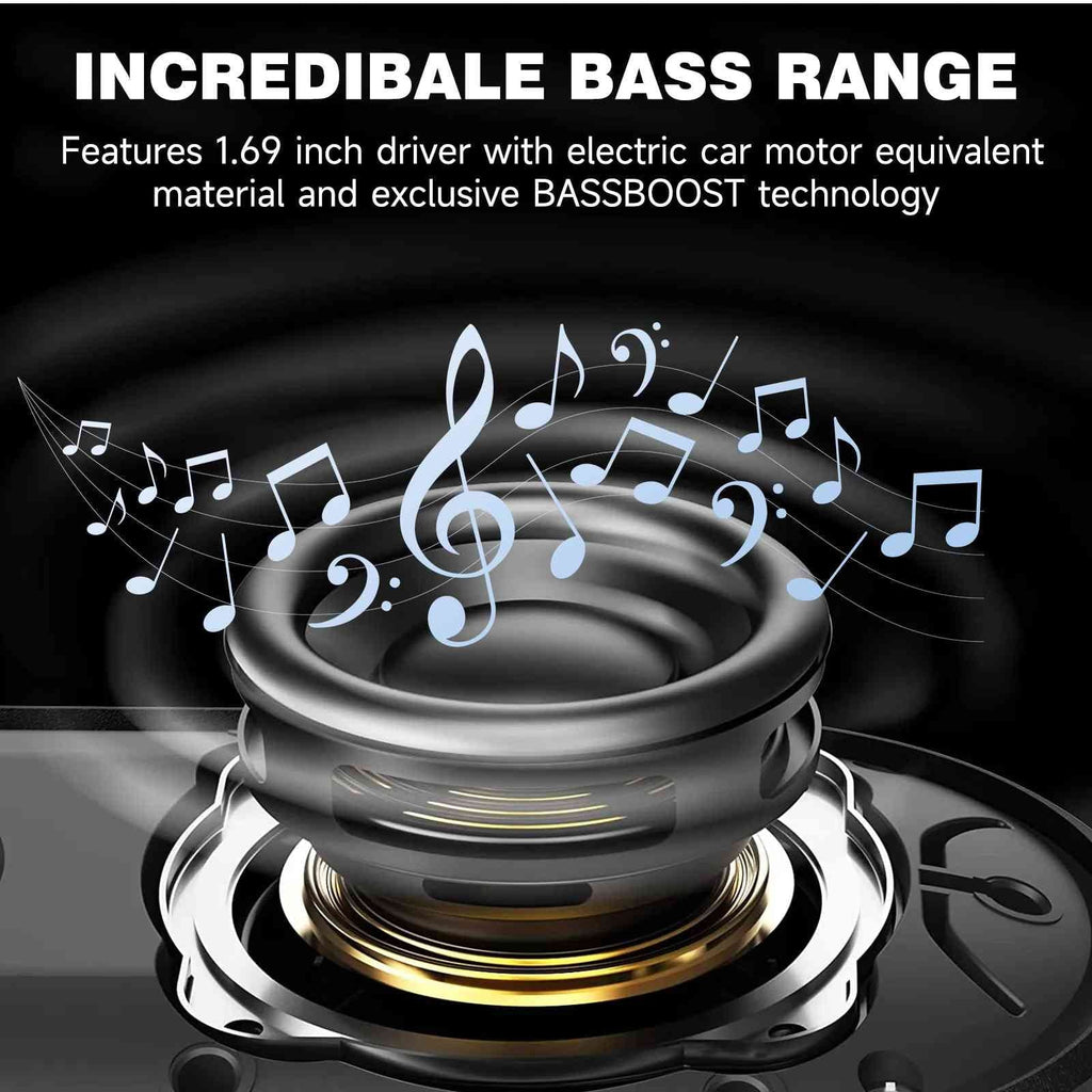 UrbanX 2 20H Vessel, Audience Playtime, for Pack Moistureproof Speaker IPX7 Compact Beach, Pool, Wireless 5 Bluetooth Speaker & Biking Sound, Stylo Punchy Clip, Series with Black with Bass, Big