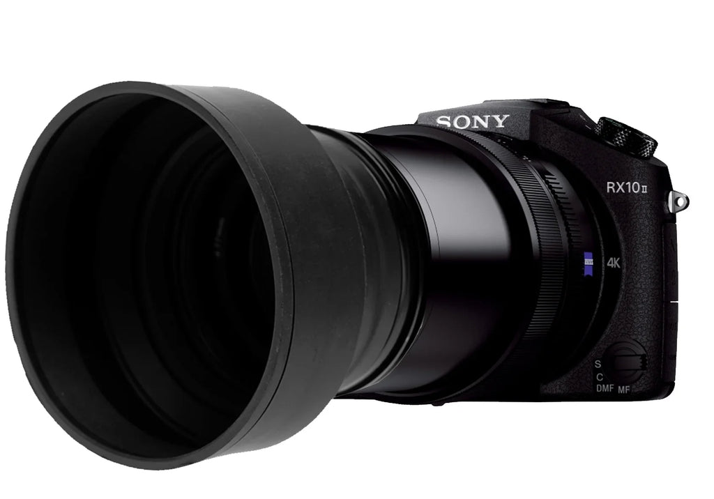 Design) (Rubber Lumix (Includes Panasonic / Hood Hood Collapsible Filter Adapter) Lens -LX10 Digital