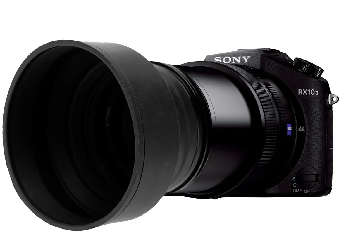 Design) (Rubber Lumix (Includes Panasonic / Hood Hood Collapsible Filter Adapter) Lens -LX10 Digital