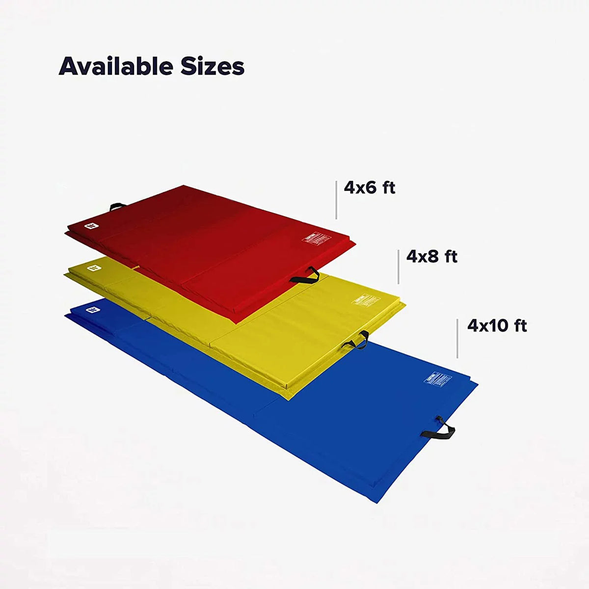 Mat, Multi-Color 4' Personal Mats Exercise x We Sell 8' Fitness Folding