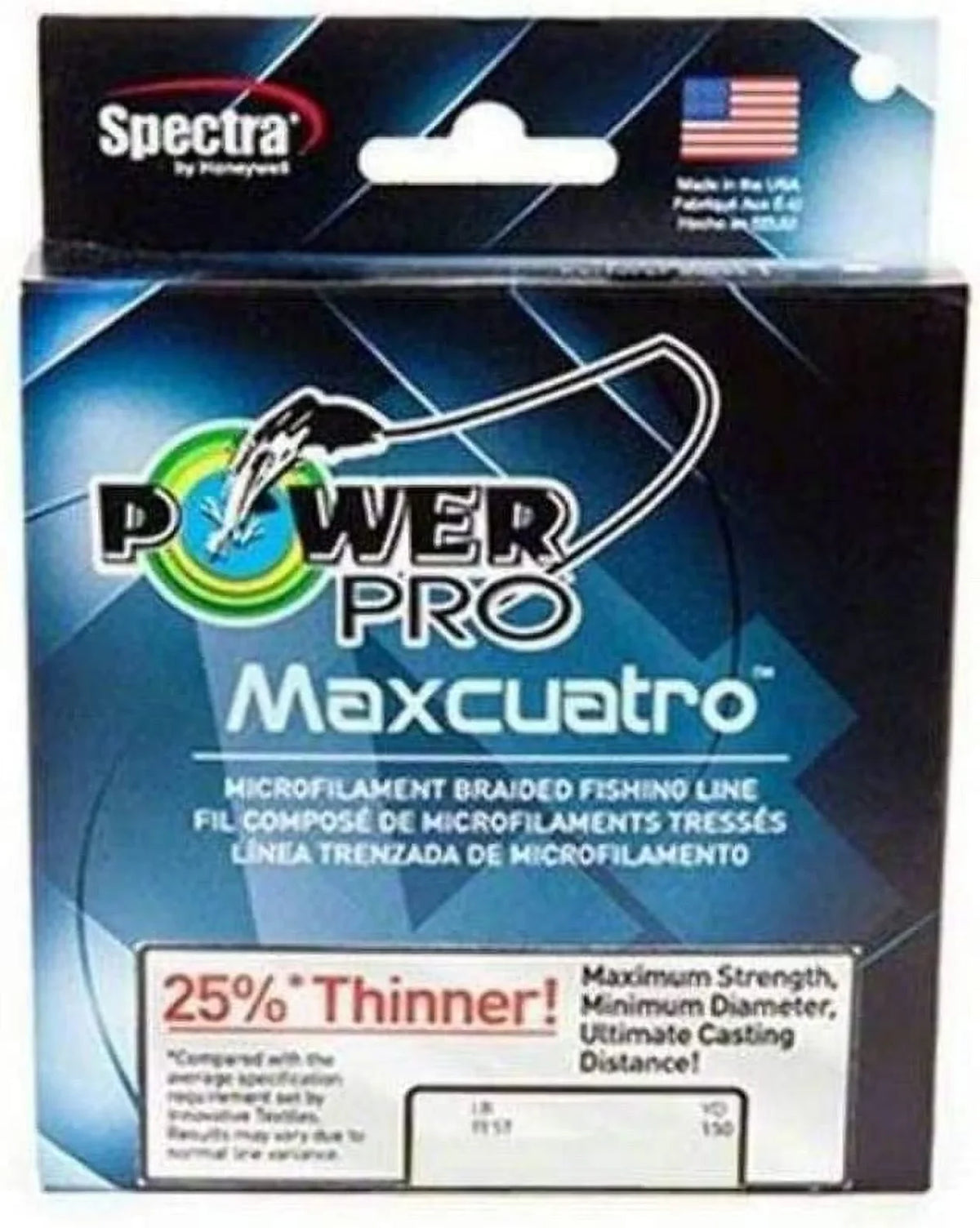Line Powerpro Spectra Maxcuatro White Braided