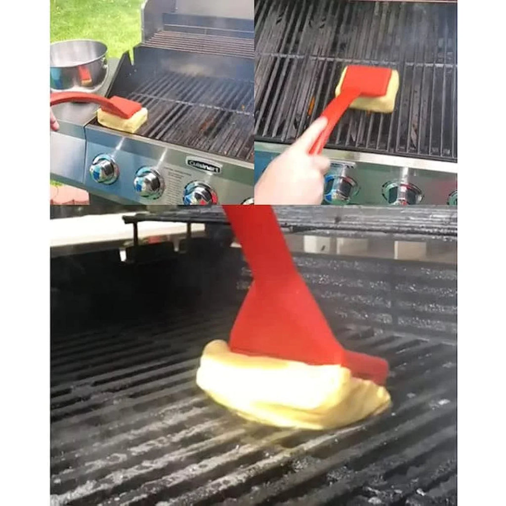 Free Outdoor Accessories Brush Scraper Tools Bristle Brush Grill Clean Cleaning Barbecue Scraper Cleaner Replaceable Kitchen For Cleaning Head