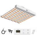 Plant Indoor Light Grow Fixture Dimmer with Growth Seeding, and Spectrum - - Shieldage Full Bloom Plants Grow Timer 3x3ft 200W Lamps for Plant Light & Sunlike Veg Flowering, SPF2000