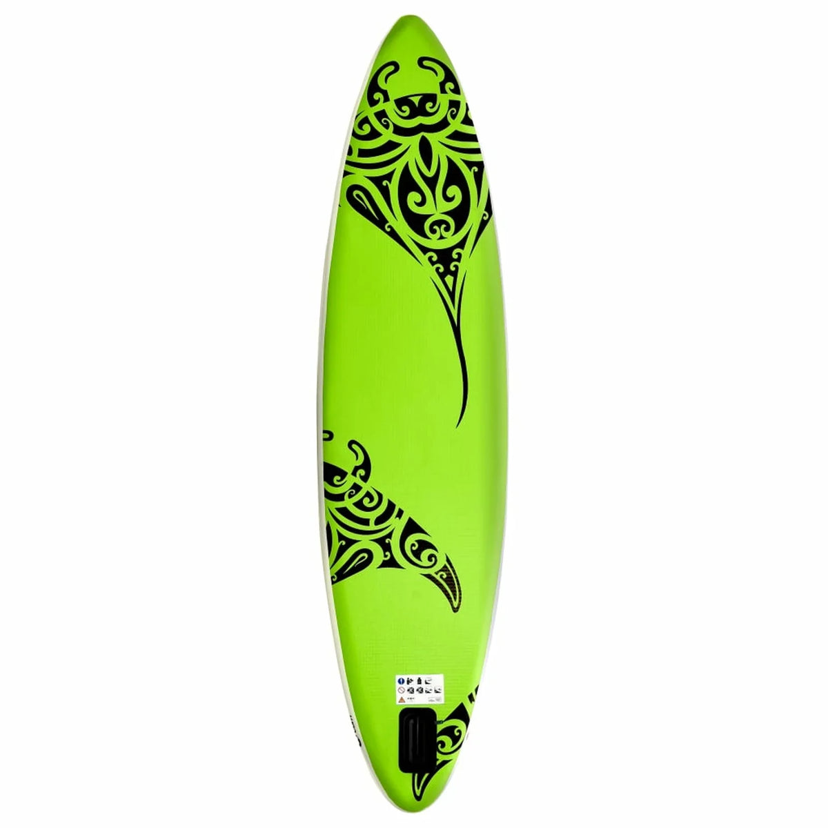Inflatable Set Paddleboard 120.1"x29.9"x5.9" Green
