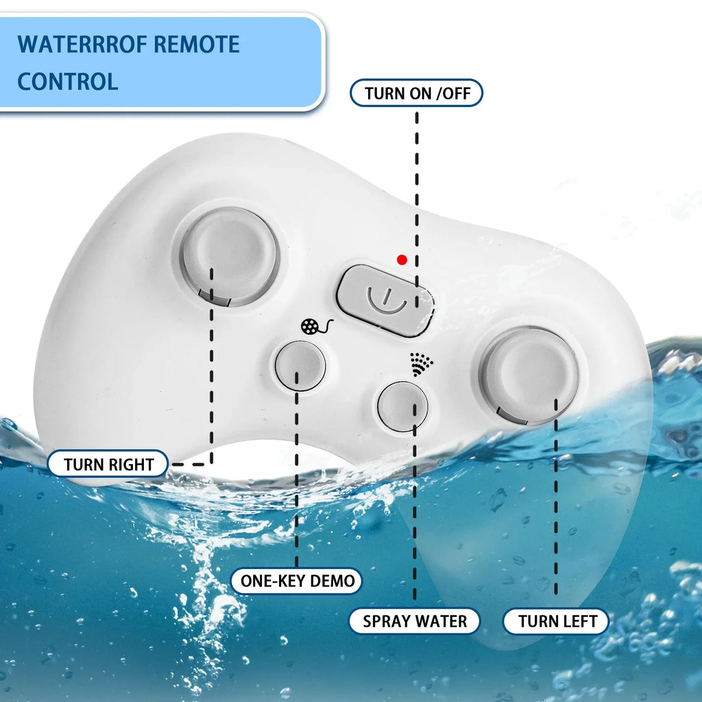 Shark Remote Vessel Toy Kids, Toys, Swimming Pool Toys, Pool Moisture Whale Vessel Control Ant for Toys Class Spray for Boys Diving Girls, for