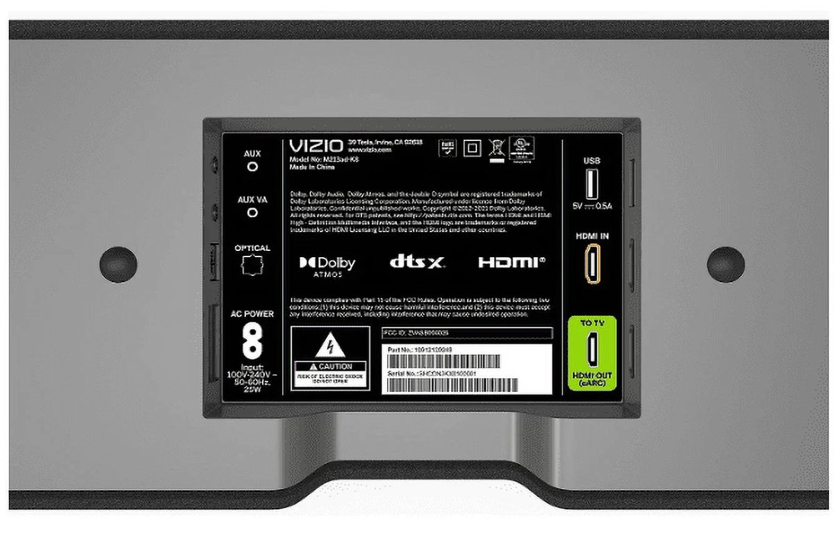 M Built M213AD-K8 Sound 2.1 All-in-One Bar Box Immersive in Subwoofers Open