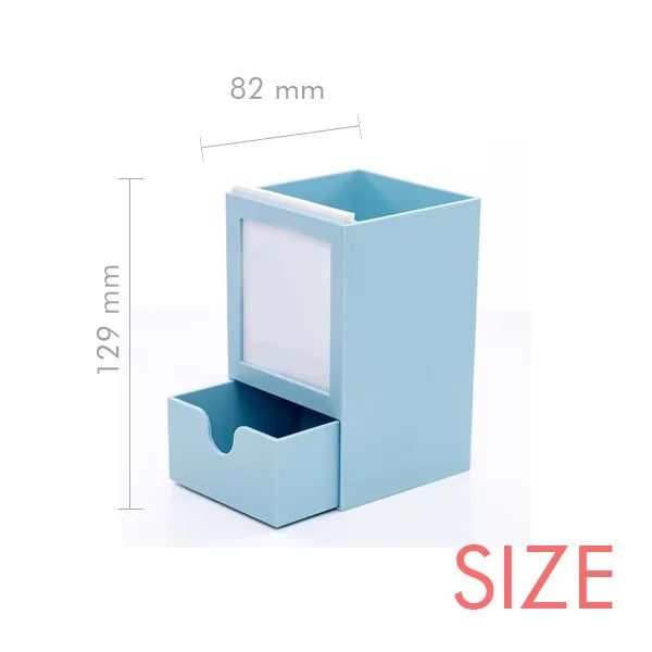 Desk Elliptical Universe Nebula Organizer Pattern Card Pen Holder Supplies Cosc