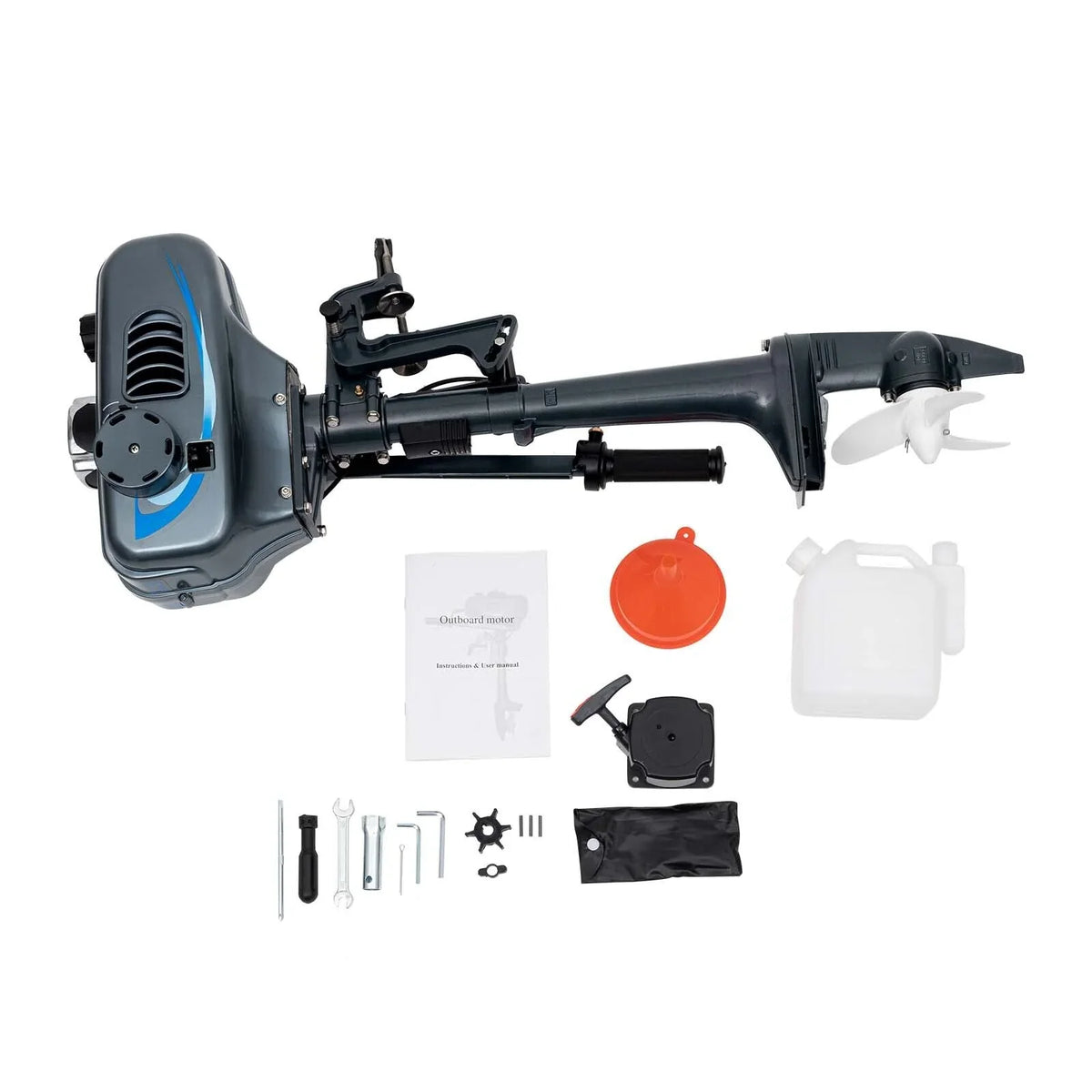 Duty Engine 3.5HP Engine Vessel Heavy Motor System Outboard Stroke Cooling Moisture 2