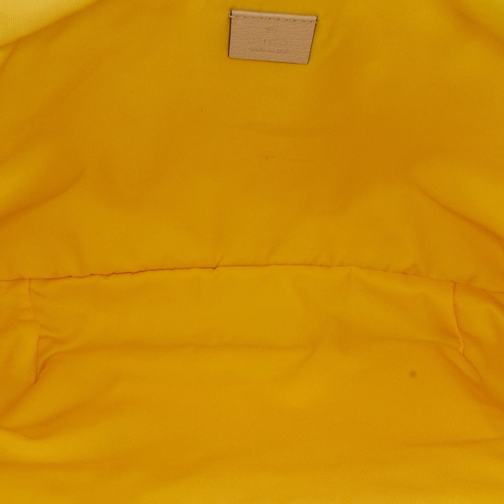 Blind Nylon For with Defects) Fabric Belt Authenticated (New Unisex Love Gucci Pre-Owned Bag Yellow