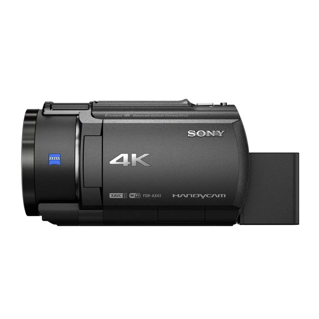 Camcorder Handyman with Bag, Accessory Sony Tripod Bundle -AX43 4K and