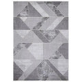 Gray Rectangle Concord Area Brighton x Rug, Trading 5 80354 Global ft. 3 Geometric Madison