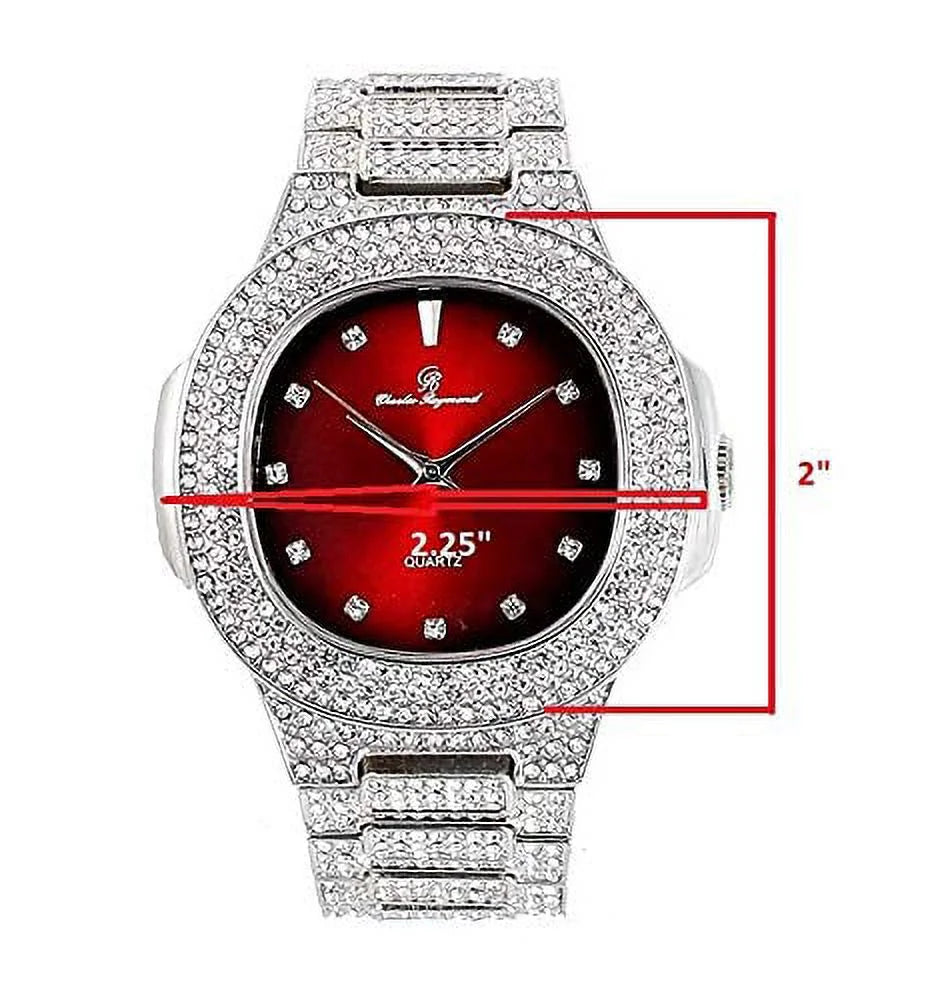 for The and King Watch Red) Couples Hip to Bling'ed Flaunt Out and - Power ( Dance Queen ST10325/ST10364 Blood On Floor His&Hers Set Off Perfect Hop