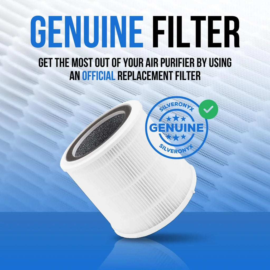 Smoke Pet Bedroom, Filter Filter True Dust, Purifier Home, H13 White Air Filter Large for H13 for Replacement - & - Dander Filter Replacement Replacement (5-Speed), Room, SilverOnyx