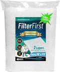 Inch to FilterFirst by 72 Inch for Crystal Filter - Floss Aquarium Filter 12 Filters, for ½ Moisture Fish Pad, Roll Aquarium Thick Filter ⅜ Aquatic by Media Experts Tank Clear