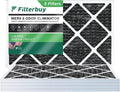 Activated Filters with 12x20x1 Carbon Eliminator 8 Pleated Odor Furnace (5-Pack) Filterbuy Air