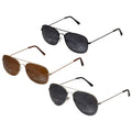 Sunglasses Sunglasses Aviator Pack with Bulk 6 - - Wire Frames