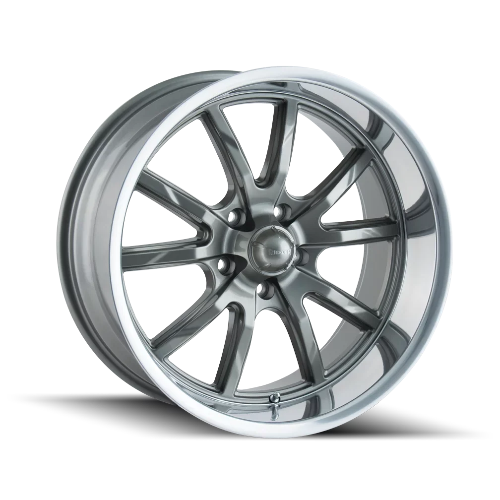 Grey/Polished 30Et 5X120 72.62Cb 20X8.5 650 Lip Ridler