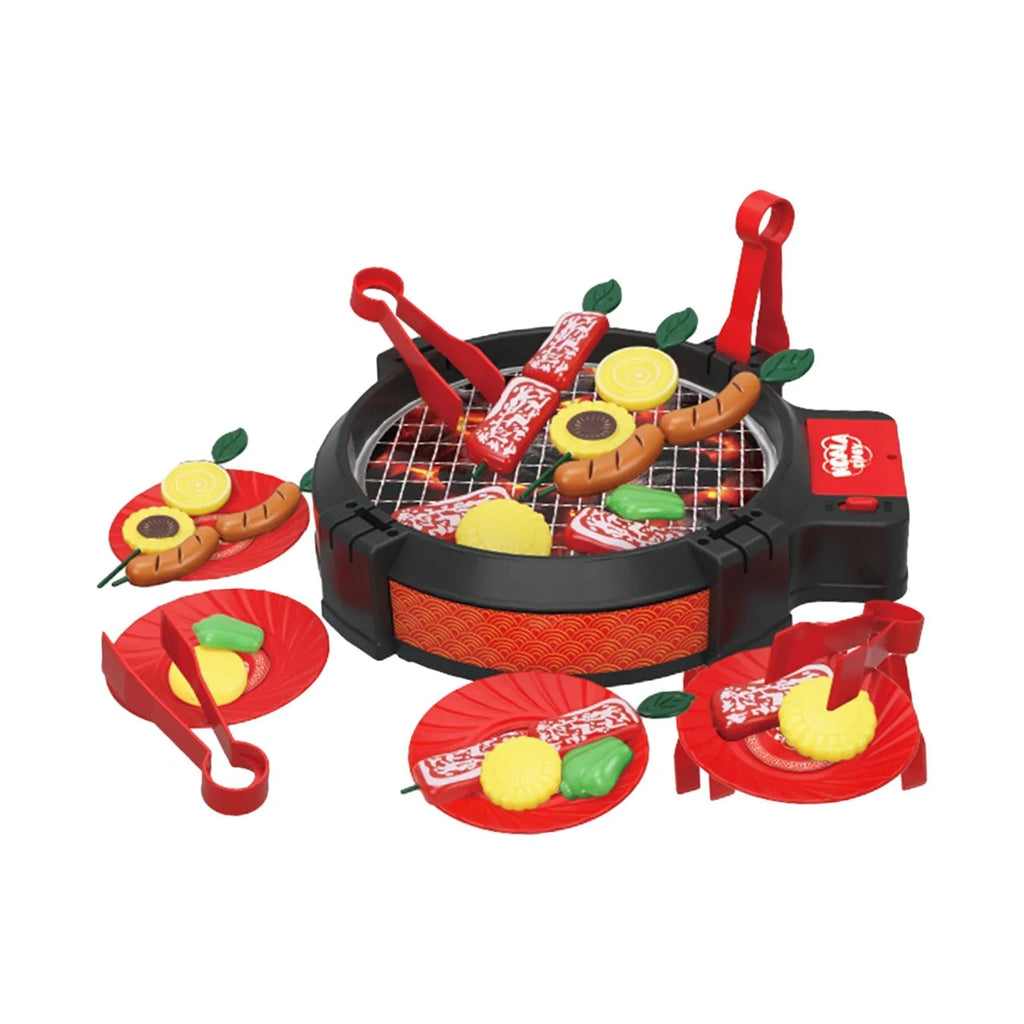 Kitchen Boys 27 Playset Toy Grill Kids for Barbecue Pieces shamjina Cooking Girls