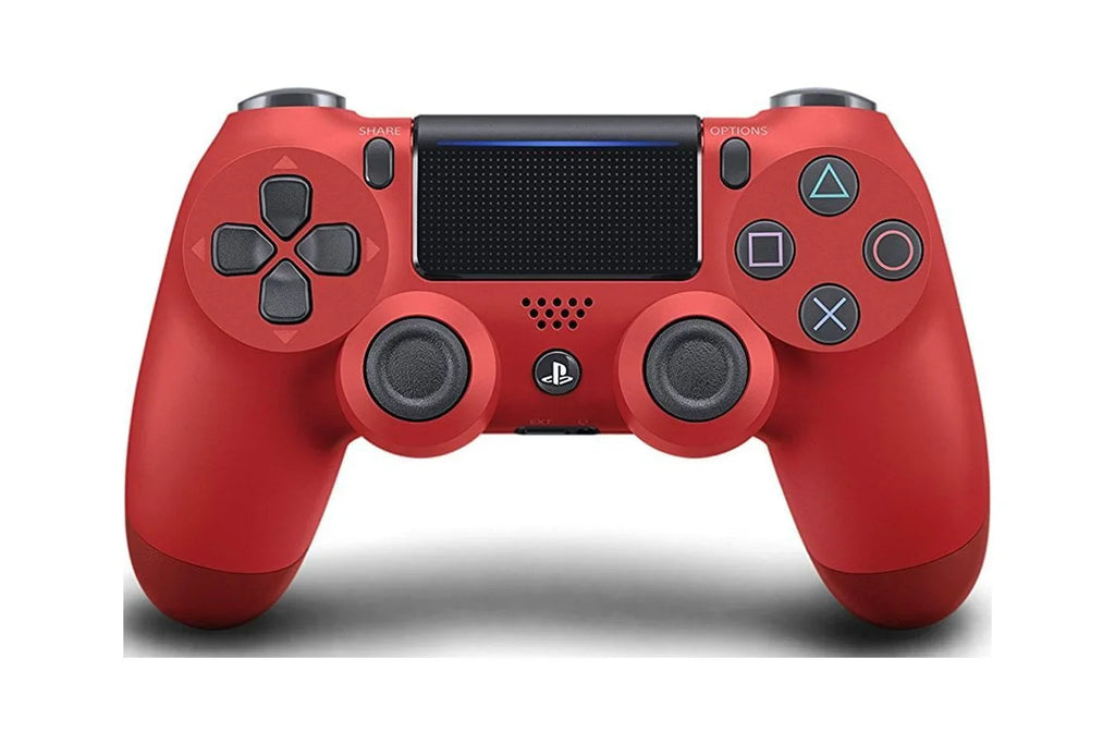 Like Dual Red + New) For Controller Gaming Earbuds Wired PS4 (Refurbished: Shock Pre-Owned Sony Bundle Console