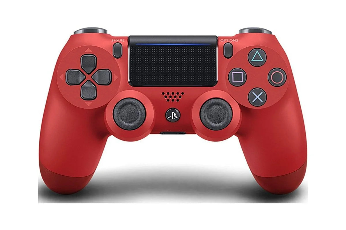 Like Dual Red + New) For Controller Gaming Earbuds Wired PS4 (Refurbished: Shock Pre-Owned Sony Bundle Console