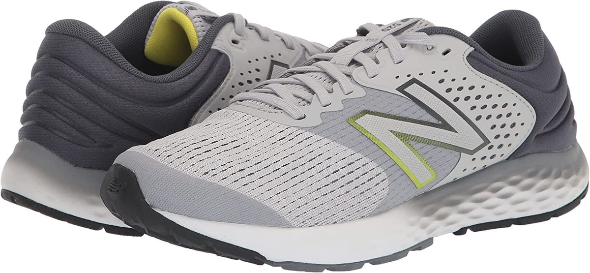 12 New 520 Shoe, V7 Balance Gray/Gray/Hilite, Running Men's
