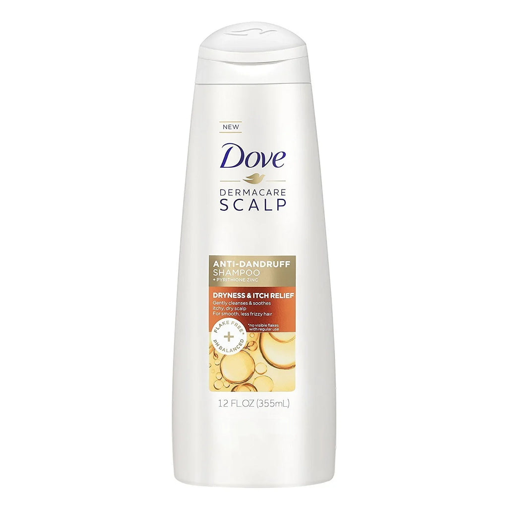 Oz (Pack Scalp Itch Dryness Relief - 12 & Dove Dermacare Of Fl Anti-Dandruff - Shampoo - 2)