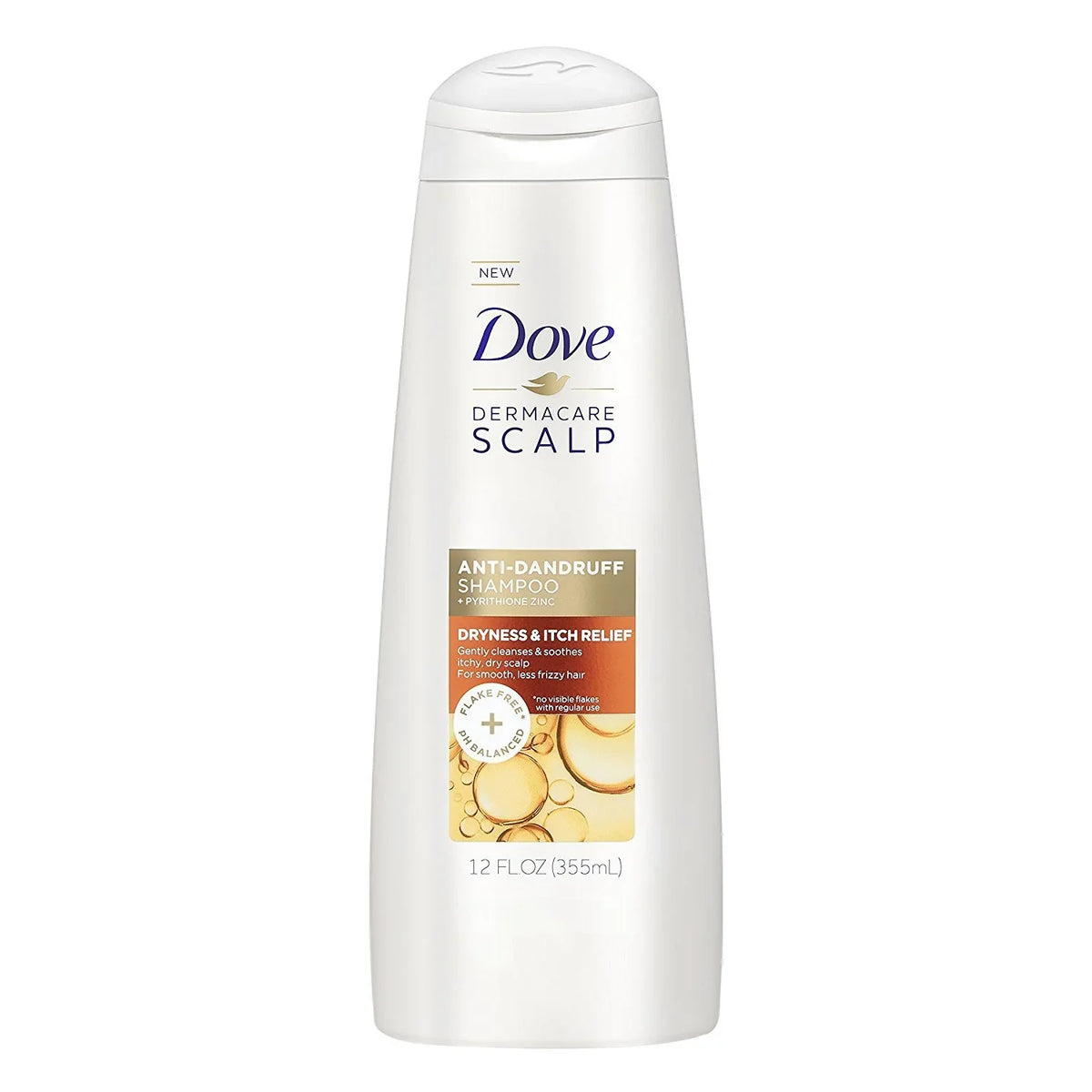 Oz (Pack Scalp Itch Dryness Relief - 12 & Dove Dermacare Of Fl Anti-Dandruff - Shampoo - 2)