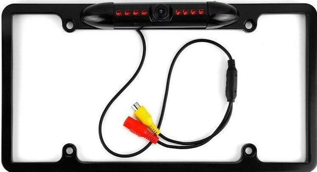Backup Rearview Frame Plate KWV820BT for Black -V820BT Camera License