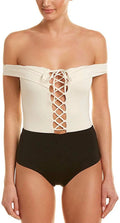 L*Space One Piece Off-the-Shoulder 8 Swimsuit, //