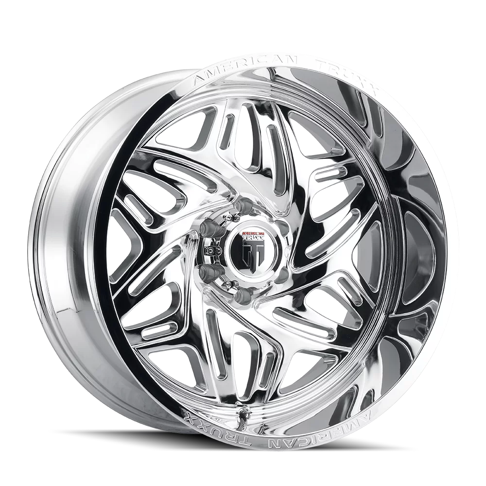 Chrome (-44mm) Euphoria Truxx AT1914 22x12 6x5.5 American Wheel