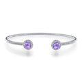 Lassire Plated Birthstone Silver Platinum (Appx : Lafonn 1.26 cts.) Sterling Bracelet
