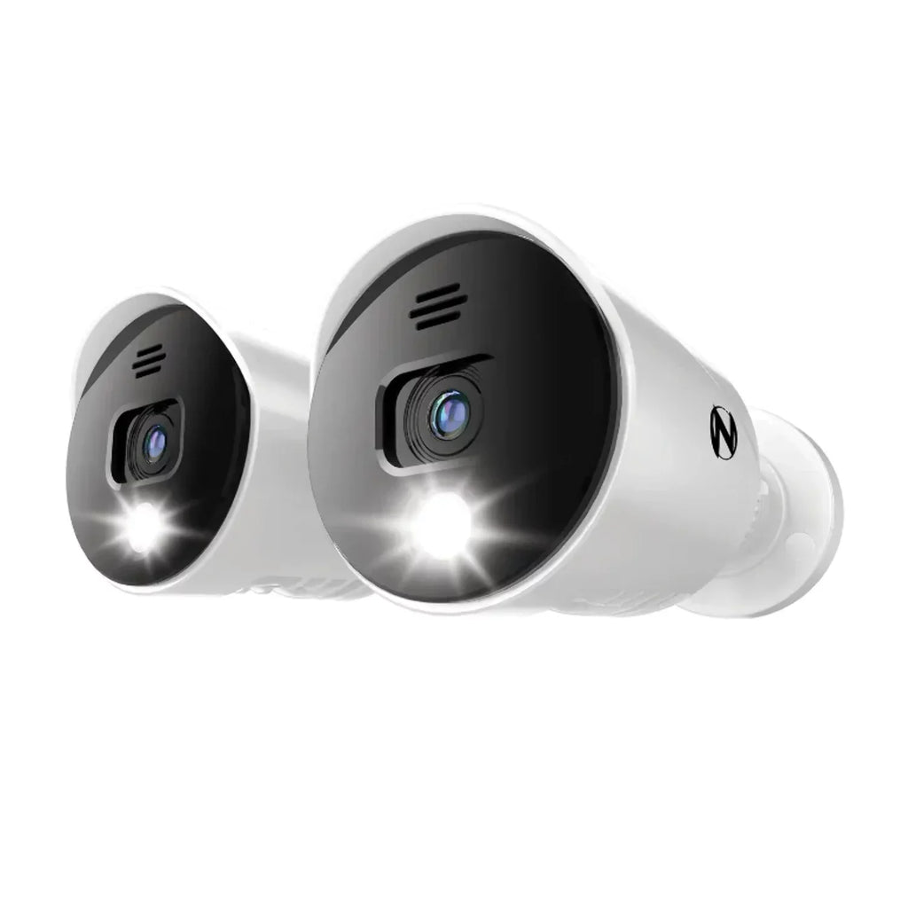 with Wired 2 Sirens Restored Premium Pack Owl (Refurbished) Add Cameras 1080p - On White Audio Alerts Spotlight - and Night